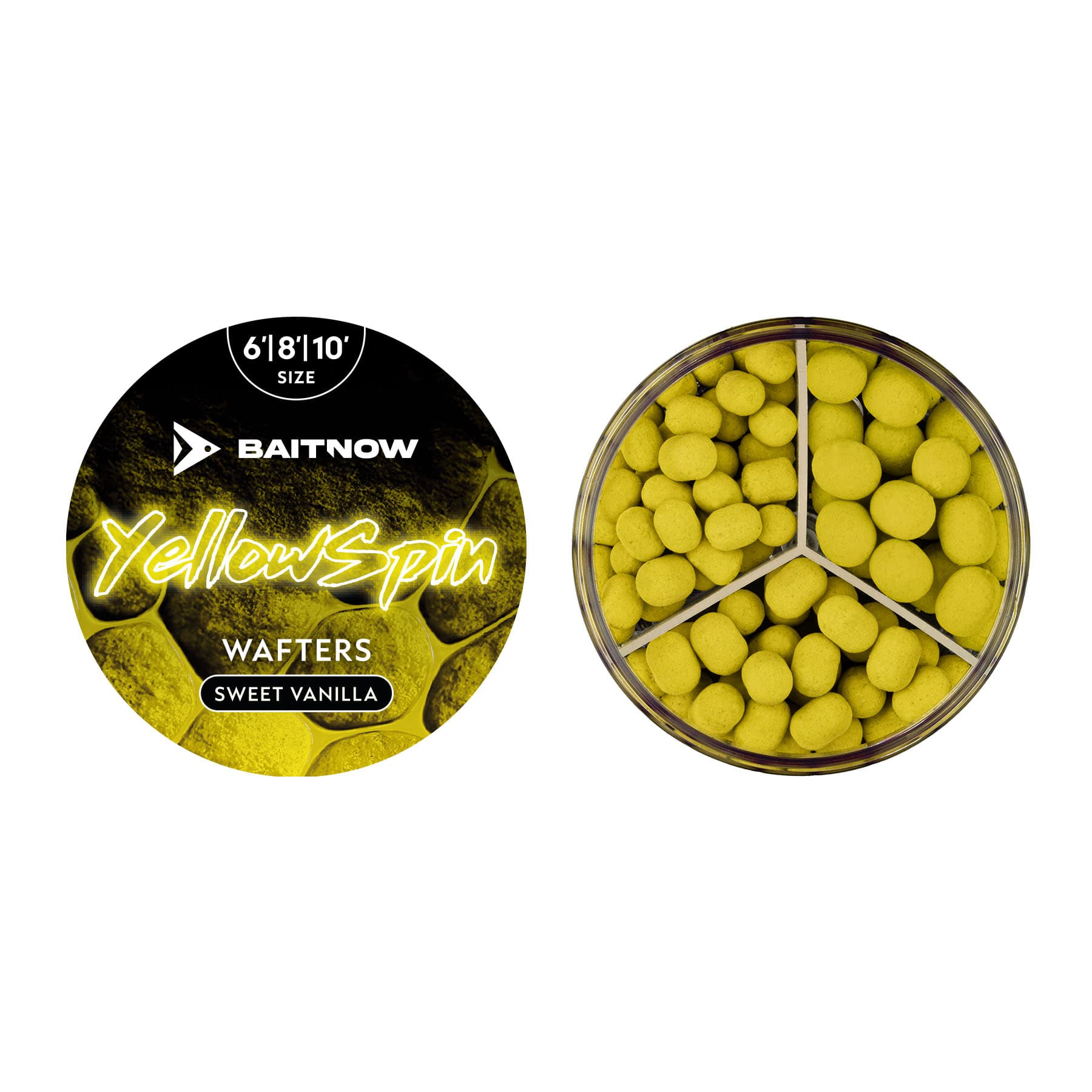 WAFTERS METHOD FEEDER - YELLOW SPIN 6/8/10 24g