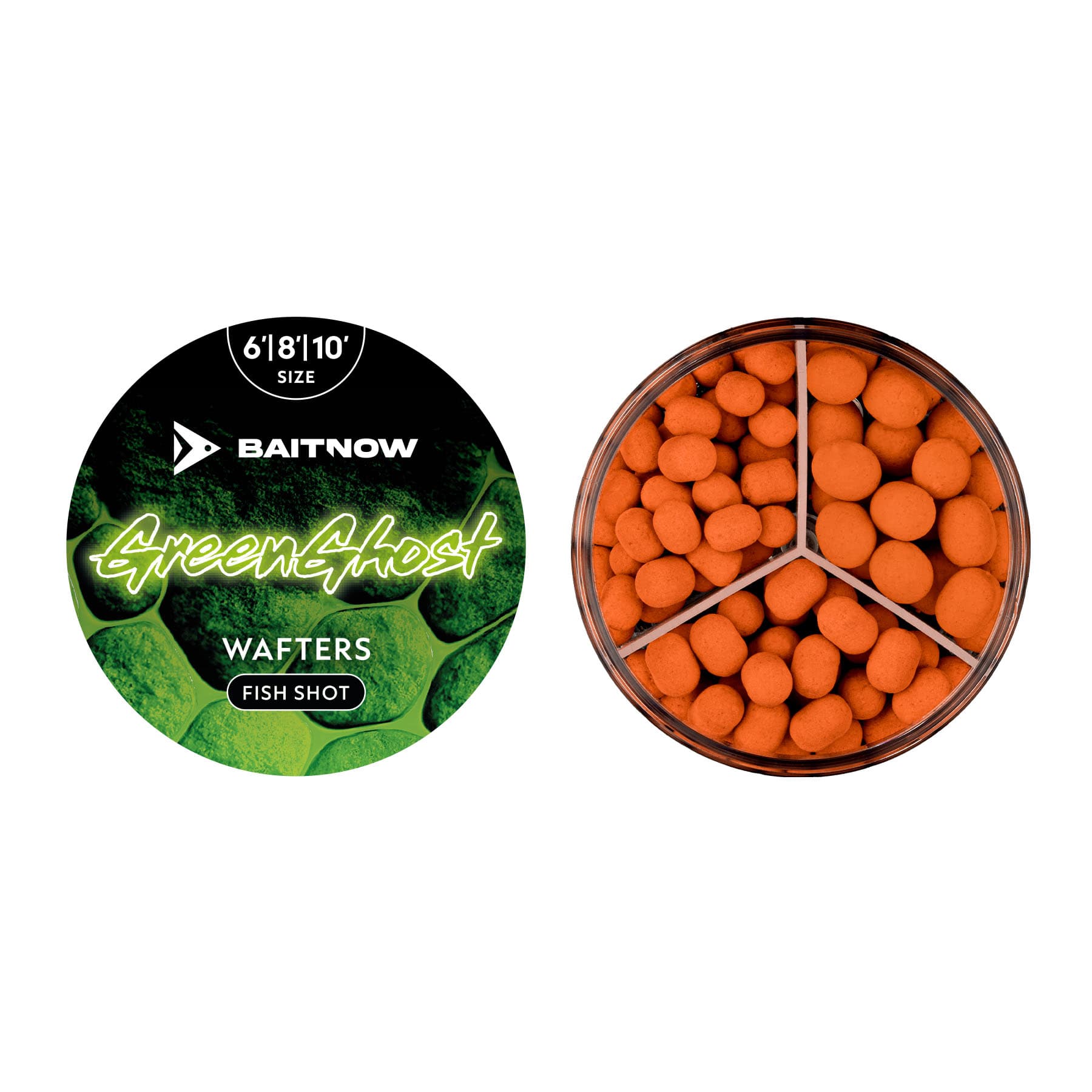 WAFTERS METHOD FEEDER - GREEN GHOST 6/8/10 24g