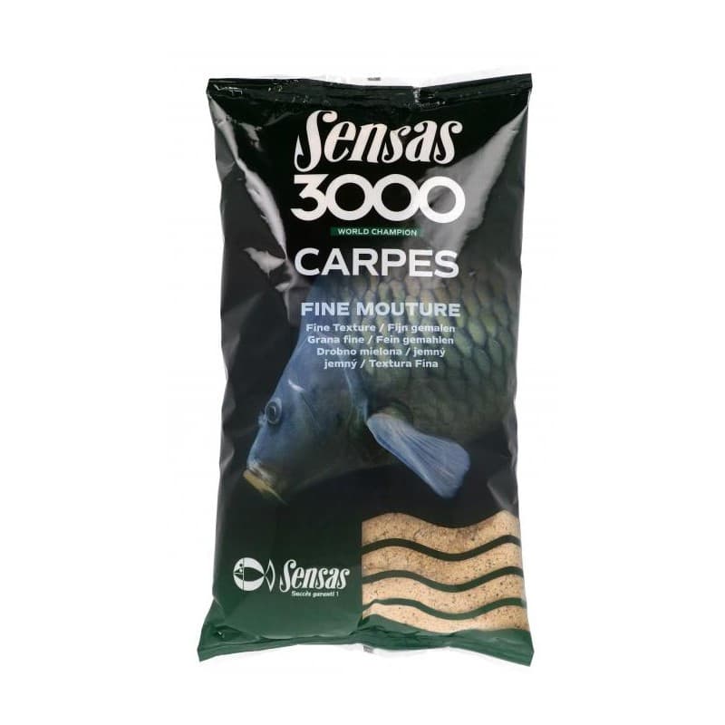 Amorce Sensas 3000 Carpes Fine Mouture 1 kg