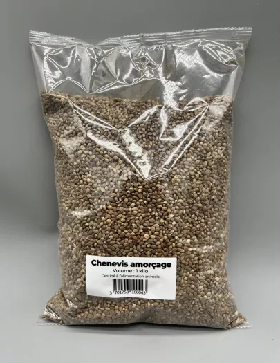 Chènevis d'amorçage 1kg Visuel 1